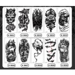 Temporary Tattoo Supplier - Realistic Herbal Full Back Water Transfer Waterproof Sweatproof 2 Weeks