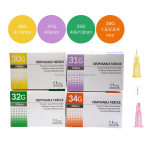 Meso Needle Manufacturer - Customizable Logo 30g-34g Sharp 1.5mm-13mm Oral Medical Consumables