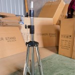 Wig Stand Supplier - Colorful Tripod Mannequin Head Adjustable Metal Cosmetology Tripod