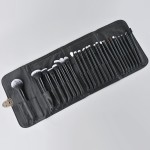 Makeup Brush Set Manufacturer - Hot Selling 27-Piece Black Custom Logo Private Label Face