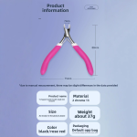 Nail Clipper Factory - OEM Custom Non Slip Handle Cuticle Nippers Toe Hand Nail Art Tools
