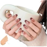 Nail Art Stickers Supplier - Wholesale R801 3D Press-on Quick Creative DIY Designs Fingernails