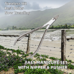 Manicure Set Manufacturer - Professional Stainless Steel Fast Shipment Cuticle Nipper Curved Blade