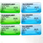 Veterinary Suture Factory - 75cm Surgical Silk Suture Non-Absorbable Round Needle for Dogs