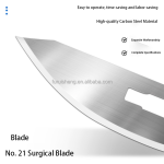 Surgical Blade Manufacturer - China Manufacturers Disposable Sterile Carbon Steel 10-15 Size