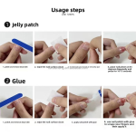 Press on Nails Supplier - Hot Products Gothic Y2K Almond Cat Eye Punk Metal Party Nail Sticker