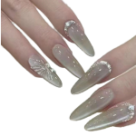 False Nails Factory - Medium Cat Eye Dark Purple High Quality 30pcs Short Square Wholesale