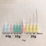 Meso Needle Manufacturer - Customizable Logo 30g-34g Sharp 1.5mm-13mm Oral Medical Consumables