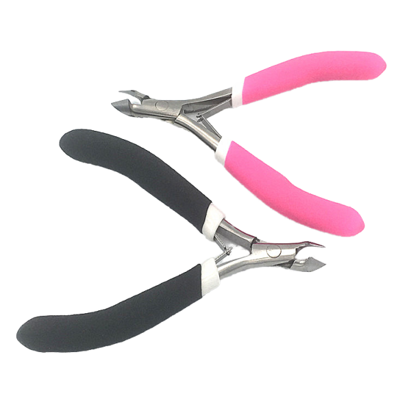 Nail Clipper Factory - OEM Custom Non Slip Handle Cuticle Nippers Toe Hand Nail Art Tools