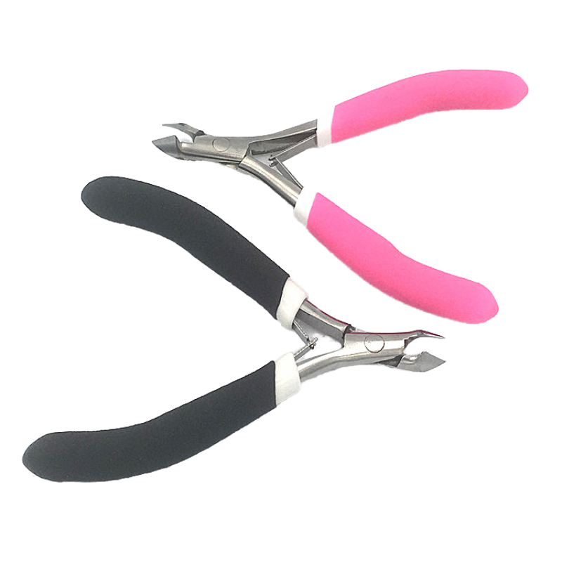 Nail Clipper Factory - OEM Custom Non Slip Handle Cuticle Nippers Toe Hand Nail Art Tools