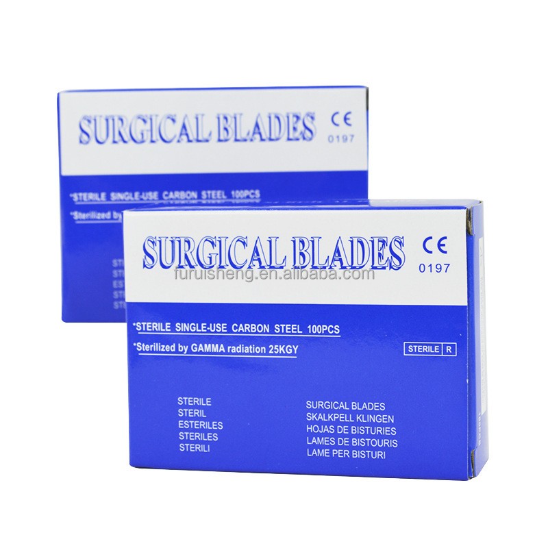 Surgical Blade Manufacturer - China Manufacturers Disposable Sterile Carbon Steel 10-15 Size