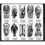 Temporary Tattoo Supplier - Realistic Herbal Full Back Water Transfer Waterproof Sweatproof 2 Weeks