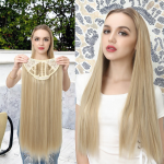 Hair Extension Clip Supplier - Furtura High Temperature Heat Resistant Straight European Women