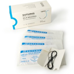 Suture Kit Supplier - Individually Wrapped Wound Sewing Kit Nylon Silk Surgical Sutures