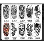 Temporary Tattoo Supplier - Realistic Herbal Full Back Water Transfer Waterproof Sweatproof 2 Weeks