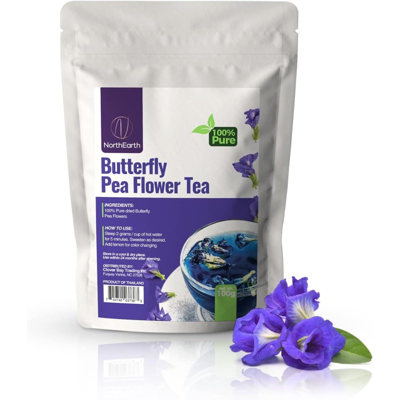 Butterfly Flower Manufacturer - Pure Natural High Quality OEM 50g 100g Butterfly Tea Flower Supply