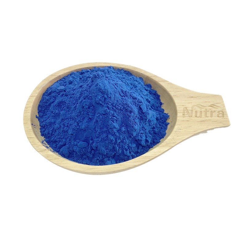 Spirulina Extract Powder Manufacturer - Wholesale Private Label Organic Halal Certified Phycocyanin Blue Color Powder E6