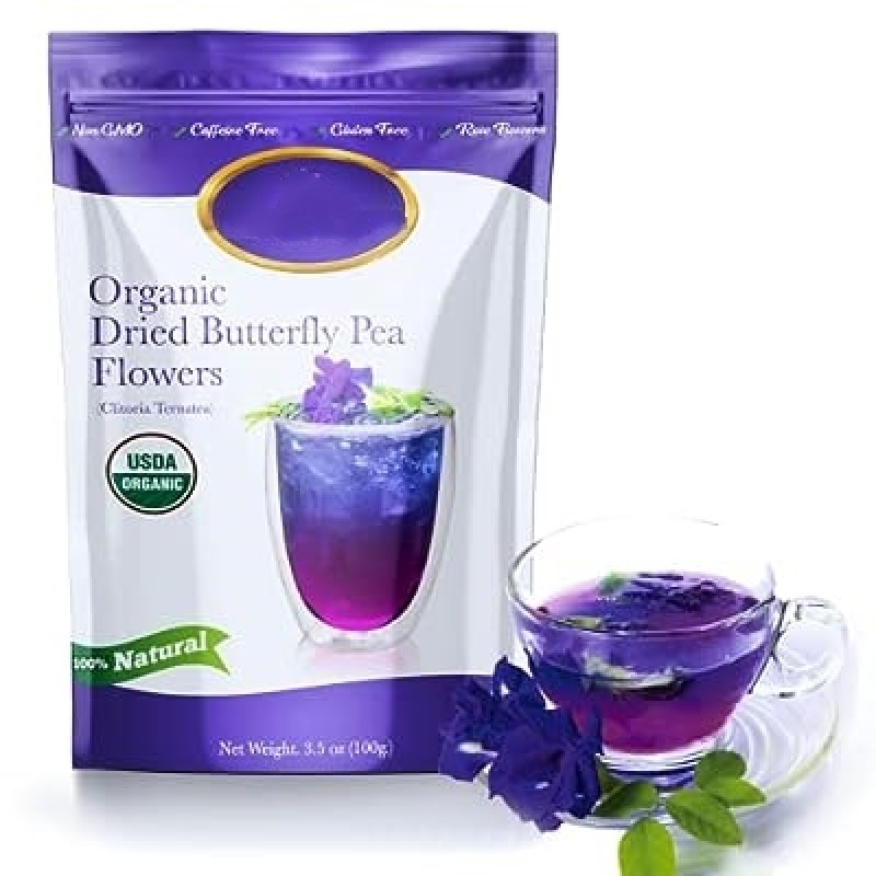 Butterfly Flower Powder Manufacturer - Pure Natural High Quality Superfine Powder 100g 198g Supply