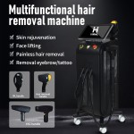 Beauty Machine Supplier - Multifunctional 3 in 1 Diode Laser Hair Removal and Nd Yag Tattoo Removal
