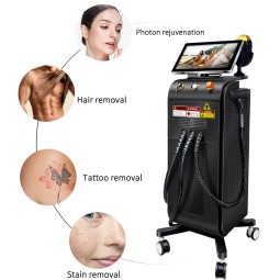 Beauty Machine Supplier - Multifunctional 3 in 1 Diode Laser Hair Removal and Nd Yag Tattoo Removal