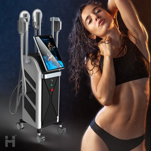 EMS Body Sculpting Manufacturer - Hot Selling 4 Handles Fat Burning Muscle Stimulator