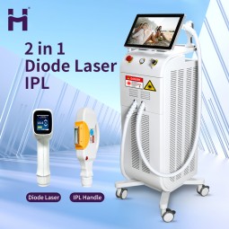 Laser Hair Removal Machine Supplier - Huamei 2023 New 2 In1 3 Wavelength 1064 755 808 Diode Ipl