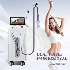 Alexandrite Laser Machine Supplier - 755nm 1064nm Gentle Permanent Advanced Cooling System