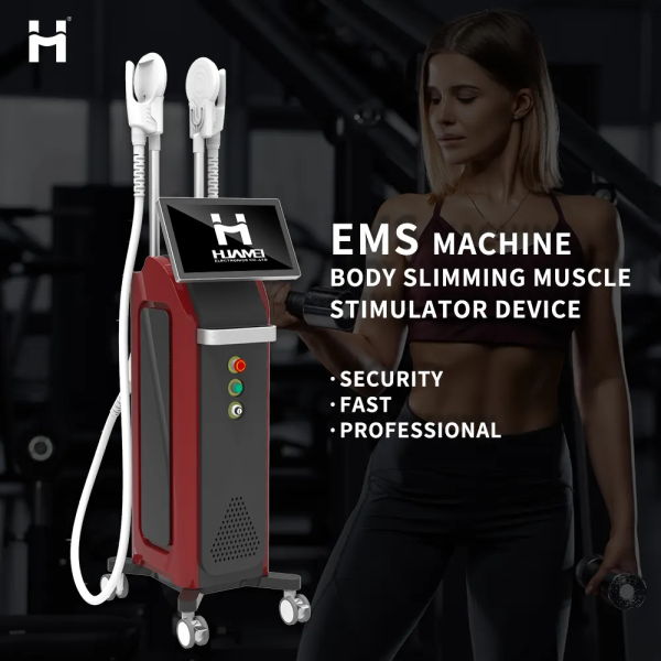 EMS Slimming Machine Factory - Professional 4 Handles 13 Tesla Muscle Building Stimulator