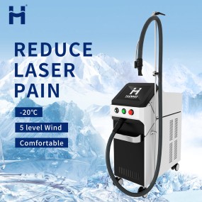 Beauty Machine Supplier - 9 in 1 Diode Laser IPL Nd yag Hifu Microneedling Ice Hammer RF 980nm