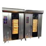 Industrial Rotary Oven Supplier - 32 Tray Electrical Gas Commercial for Sale