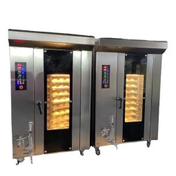 Industrial Rotary Oven Supplier - 32 Tray Electrical Gas Commercial for Sale
