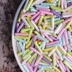 Cake Decoration Sugar Rod Supplier - Edible Cartoon Candy Sprinkles for Donut Cake