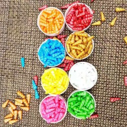 Gold Dust Sugar Sprinkles Factory - Edible for Donut Cake Bread Cake Dressing