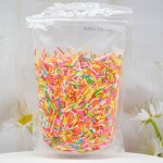 Sugar Vermicelli Decoration Supplier - Colored Edible Sugar Rod for Donut Ice Cream