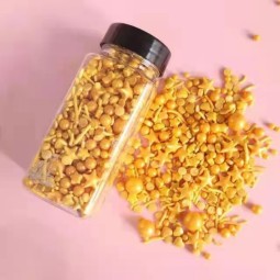 Sugar Pearl Sprinkles Manufacturer - Edible Cartoon Sugar for Donut Cake Bread