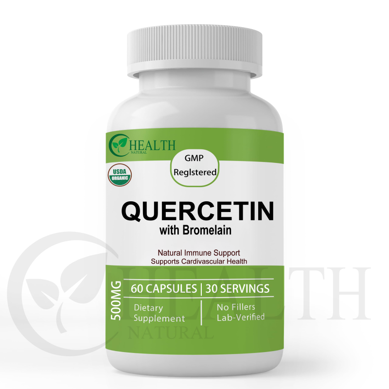 Quercetin Capsules Manufacturer - High Potency Organic Vegetarian Supplement