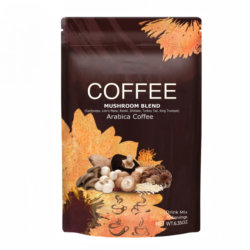 Mushroom Coffee Powder Manufacturer - Certified Private Label Instant Energy Support