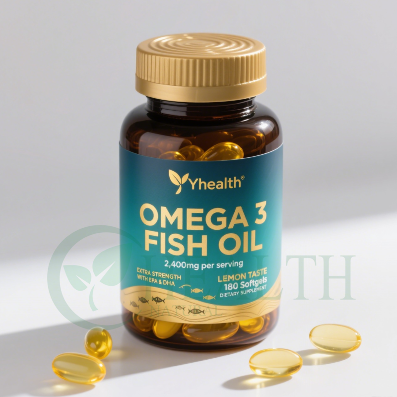 Omega-3 Fish Oil Capsules Factory - Sugar Free Superfood Supplement