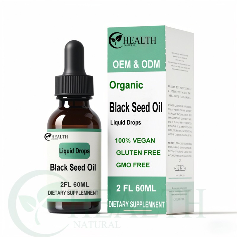 Black Seed Oil Drops Factory - OEM Vegan Organic Supplement