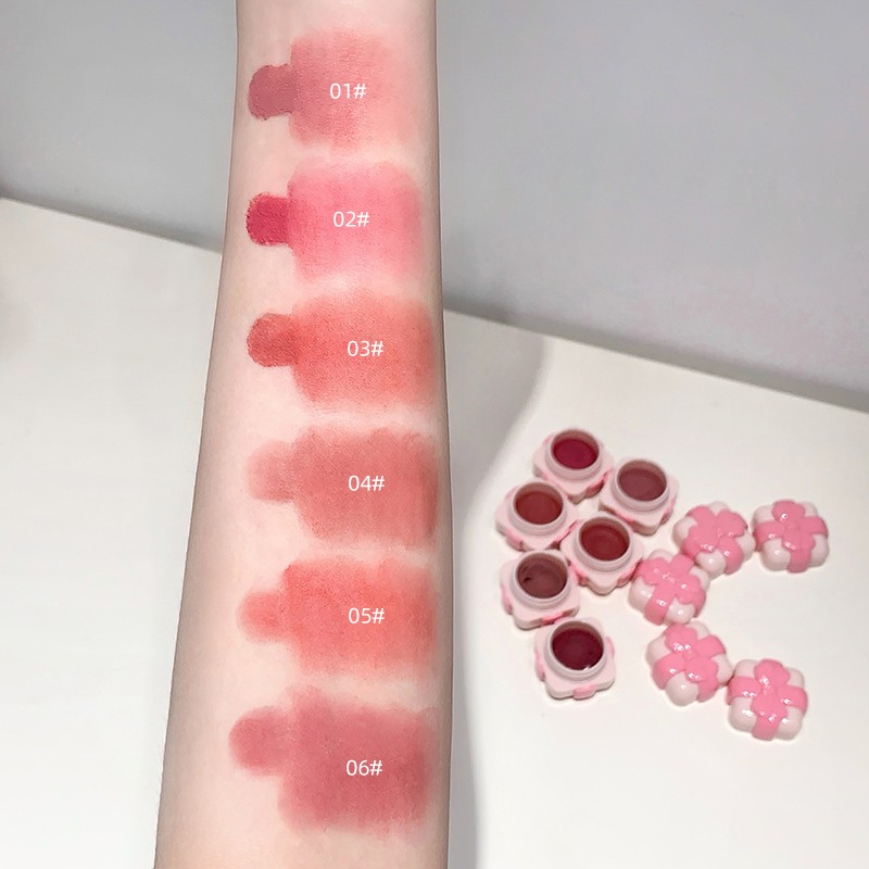 Blush Palette Manufacturer - Gege Bear Makeup Beauty Cheek Lips 2 in 1 Multi-Purpose