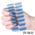 Nail Decals Factory - High-Style Marble Effect 3D Polish Resin Full Sticker Press-Ons