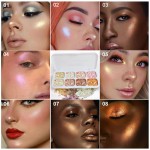 Highlighter Palette Manufacturer - 8-Color Glitter Liquid Face Contour Blush Shimmer