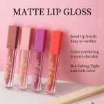 Lip Stain Factory - OEM ODM Nonstick Cup 4 Colors Matte Moisturizing Waterproof