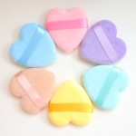 Powder Puff Factory - Custom Logo Velvet Heart Shape Triangle Soft Cosmetic Sponge
