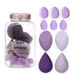 Makeup Puff Supplier - Latex-Free 7-Piece Round Bottle Sponges Concealer Puff