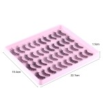 False Eyelashes Factory - 20 Pairs Mixed Natural Dense Mink Synthetic Fiber