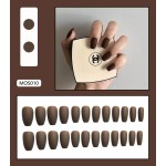 Artificial Fingernails Factory - 24 Pieces Boxed Wearable Detachable Autumn Winter Frosted