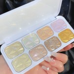 Highlighter Palette Manufacturer - 8-Color Glitter Liquid Face Contour Blush Shimmer