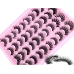 False Eyelashes Factory - 20 Pairs Mixed Natural Dense Mink Synthetic Fiber