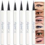 Eyeliner Pen Factory - 12-Color Quick-Dry Waterproof Long-Lasting Steel Ball